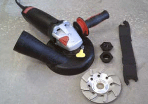 Right Angle Grinder w/dust Shroud Packages
